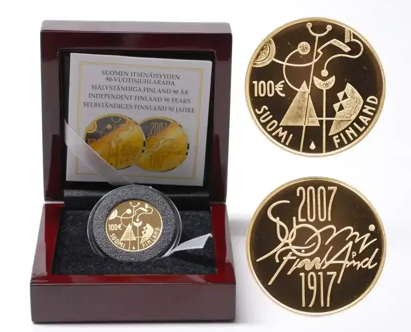 Finnland 100 Euro 90 Jahrestag der Unabhängigkeit 2007 | Preisknaller