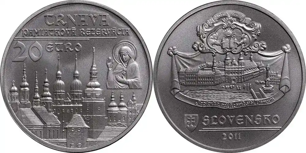 Slowakei 20 Euro Trnava 2011 Stgl. | Online kaufen
