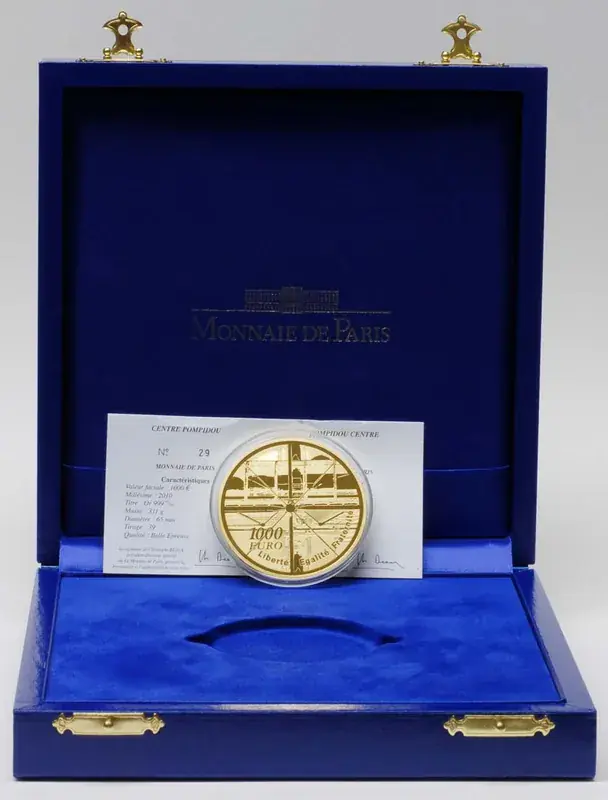 Deal | Frankreich 1000 Euro Centre Pompidou 2010 PP Gold