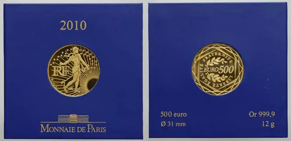 Topseller | Frankreich 2010 500 Euro Säerin Stgl.