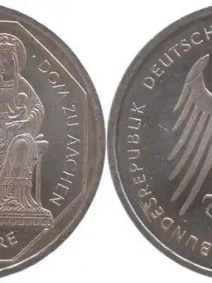 Deutschland 2000 G 10 DM Karl d. Große / Dom zu Aachen vz/Stgl. - Schnäppchen