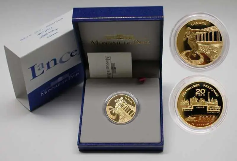 Frankreich 20 Euro Motiv Werfen 2003 PP | Schneller Versand