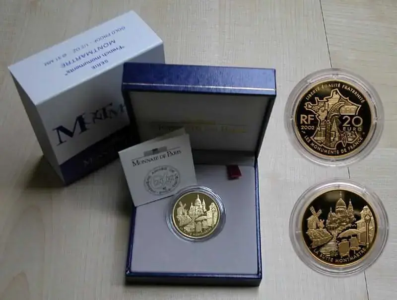 Mega-Angebot - Frankreich 20 Euro Montmartre 2002 PP GOLD