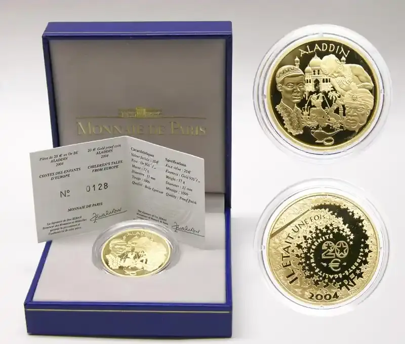 Frankreich 20 Euro Peter Pan 2004 GOLD PP - Online kaufen