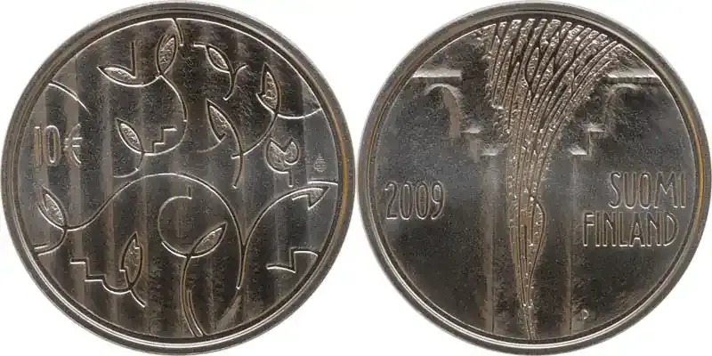 Finnland 2009 10 Euro 200 Jahre Staatsrat in Originalkapsel mit Zertifikat Stgl. - Meistverkauft