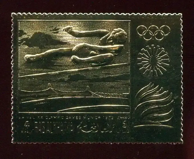 Briefmarken 1970 Ras Al-Khaima Olympiade Olympics München Munich Gold 391A Postfrisch MNH - Kundenfavorit