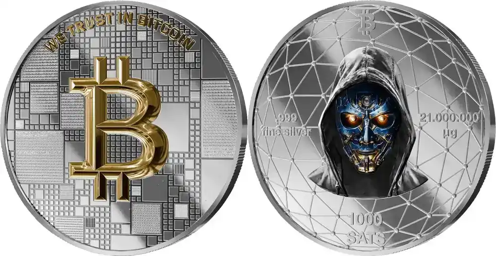 1000 Satoshi CRAB Satoshi Silver Medal 2025 Prooflike - Aktionspreis