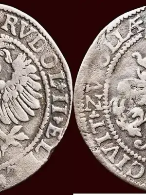 (1591) NOORDELIJKE NEDERLANDEN (NETHERLANDS) – OVERIJSSEL – STAD ZWOLLE – RUDOLF II, 1576-1612 – Gehelmde schelling z.j. zfr- | Super-Preis