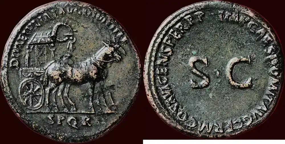Roman Empire AE Sestertius (92-94) JULIA, daughter of Titus and mistress of Domitianus, empress from 79-91 – Rome cf. Jesus Vico S.A., Auction 169, 26 June 2024, Lot 120 (in xf- 12.500 + 20%) - Premium
