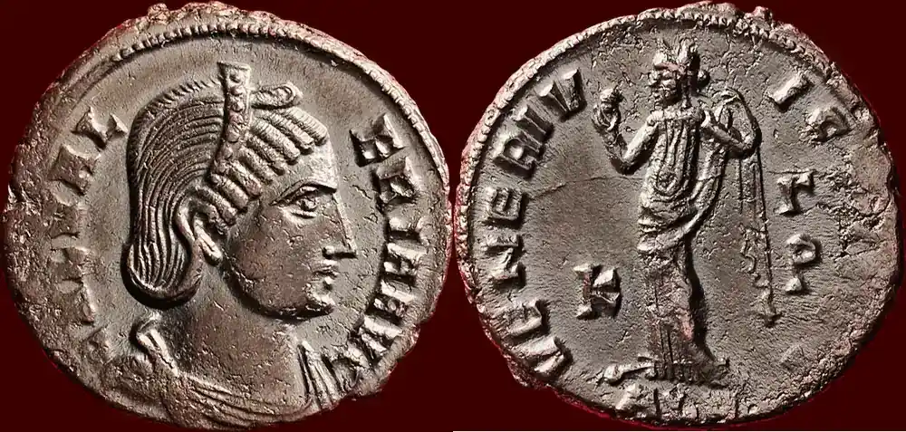 Sparangebot - Roman Empire AE Follis (305-311) GALERIA VALERIA, wife of Galerius Maximianus – Alexandria (308-310) xf-