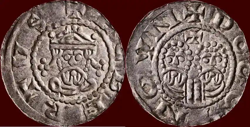 Versandbereit - Penning 1068-1090 NOORDELIJKE NEDERLANDEN (NETHERLANDS) – GRAAFSCHAP FRIESLAND – EGBERT II VAN BRUNSWIJK (VAN MEISSEN), – z.j., Dokkum vz