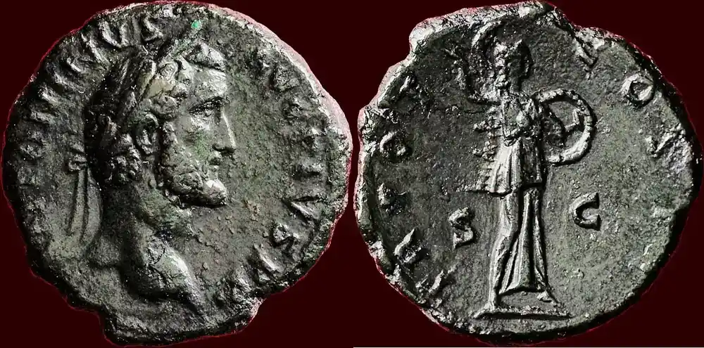Roman Empire AE As (139) ANTONINUS PIUS, 138-161 – Rome ss+ à vf / vz | Werkspreis