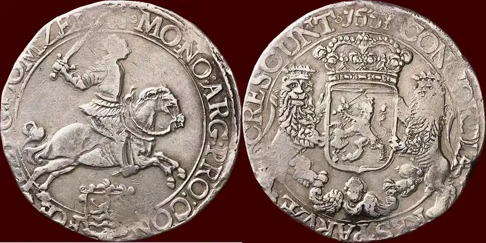 Zilveren rijder NOORDELIJKE NEDERLANDEN (NETHERLANDS) – REPUBLIEK, 1581-1795 – ZEELAND – 1668, Middelburg zfr- | Fast ausverkauft