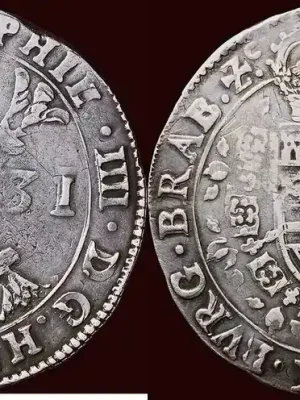 ZUIDELIJKE NEDERLANDEN (SOUTHERN NETHERLANDS) – HERTOGDOM BRABANT – PHILIPS IV, 1621-1665 – Patagon 1631, Antwerpen ss | Brandneu