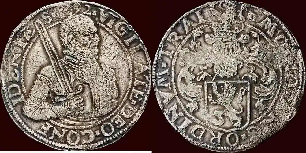 rijksdaalder NOORDELIJKE NEDERLANDEN (NETHERLANDS) – REPUBLIEK, 1581-1795 – UTRECHT – Gehelmde – of Prinsendaalder 1592, Utrecht zfr- | Sofort kaufen