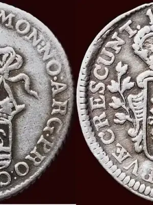 Zilveren dukaat NOORDELIJKE NEDERLANDEN (NETHERLANDS) – REPUBLIEK, 1581-1795 – ZEELAND – 1/8 1780/70, Middelburg s / ss à ss- | Mega-Angebot
