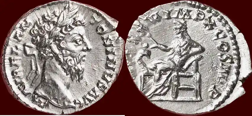 Sparangebot - Roman Empire AR Denarius (Spring-December 179) MARCUS AURELIUS, 161-180 – Rome unz