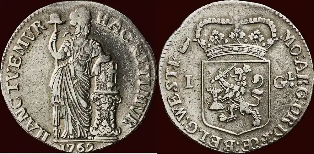 Gulden NOORDELIJKE NEDERLANDEN (NETHERLANDS) – REPUBLIEK, 1581-1795 – WEST-FRIESLAND – 1762, Enkhuizen ss | Sehr beliebt