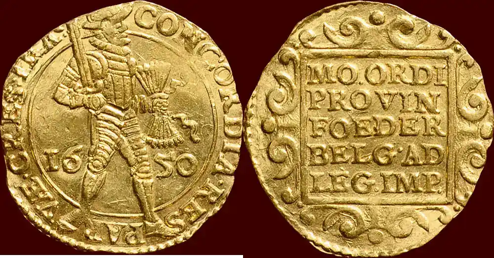 Geprüfte Qualität - Gouden dukaat NOORDELIJKE NEDERLANDEN (NETHERLANDS) – REPUBLIEK, 1581-1795 – UTRECHT – 1650, Utrecht pr à vz+