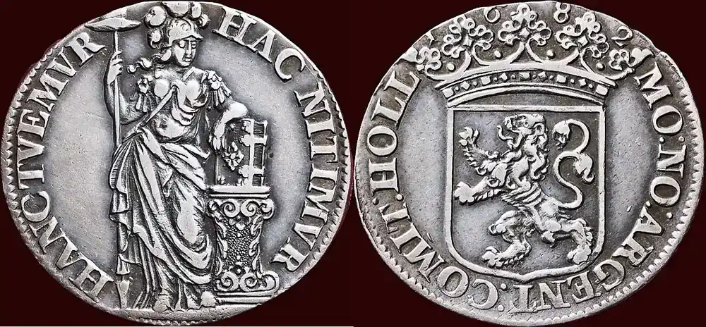 Einfache Rückgabe - 10 Stuiver NOORDELIJKE NEDERLANDEN (NETHERLANDS) – REPUBLIEK, 1581-1795 – HOLLAND – Provinciale 1682, Dordrecht ss / pr à vz-