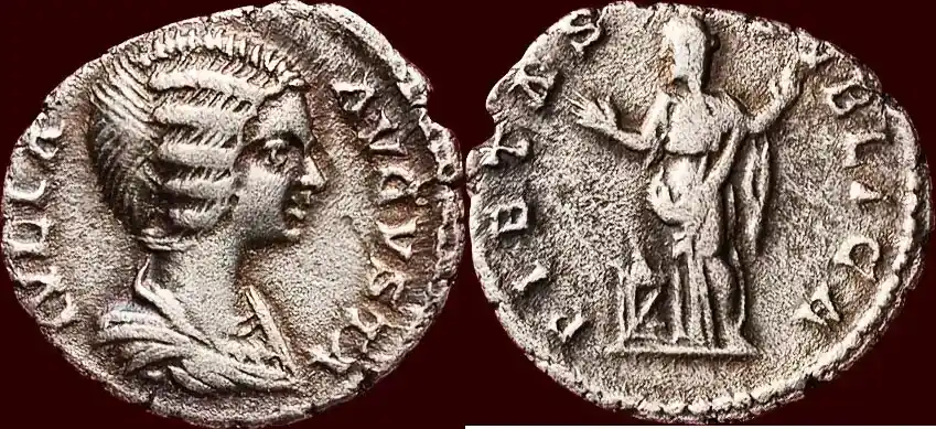Preisvorteil - Roman Empire AR Denarius (203) JULIA DOMNA, wife of Septimius Severus and mother of Caracalla – Rome ss