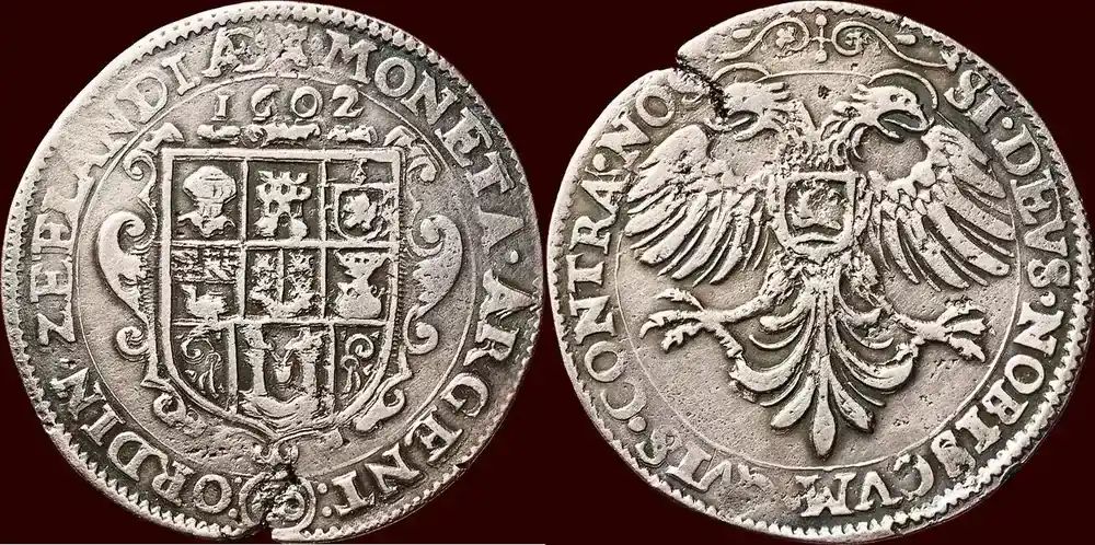 groot NOORDELIJKE NEDERLANDEN (NETHERLANDS) – REPUBLIEK, 1581-1795 – ZEELAND – Arendsdaalder van 60 1602, Middelburg ss | Preisnachlass