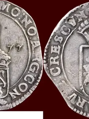 Zilveren dukaat NOORDELIJKE NEDERLANDEN (NETHERLANDS) – REPUBLIEK, 1581-1795 – OVERIJSSEL – 1677, Kampen zfr+ | Direkt vom Hersteller