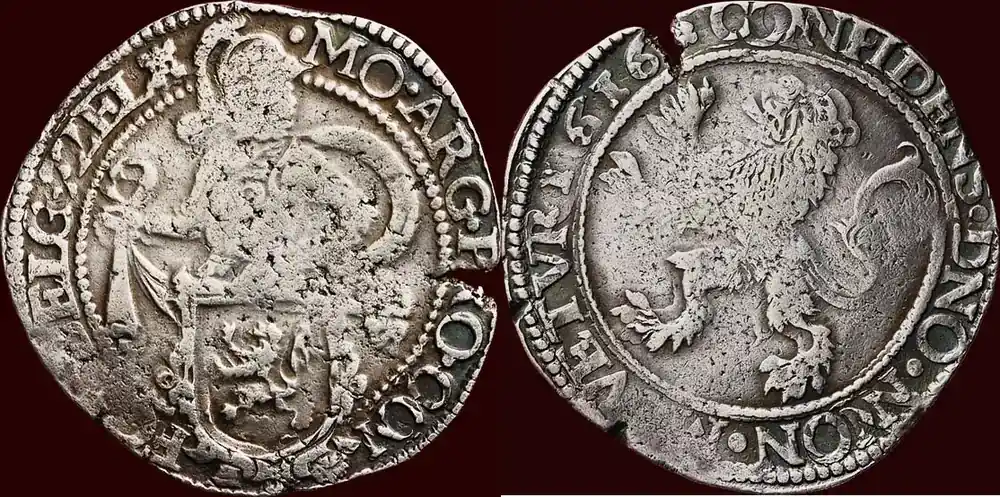 Leeuwendaalder NOORDELIJKE NEDERLANDEN (NETHERLANDS) – REPUBLIEK, 1581-1795 – ZEELAND – ½ 1616, Middelburg s / ss | Neuzugang