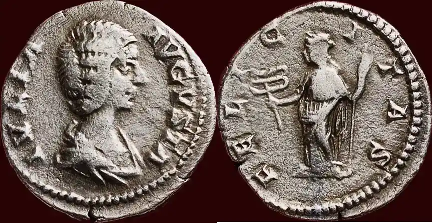 Roman Empire AR Denarius (206) JULIA DOMNA, wife of Septimius Severus and mother of Caracalla – Rome vf- - Bestseller