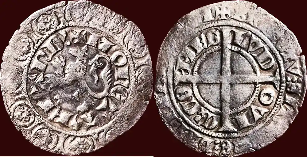 Zertifiziert | Groot (1362-1363) ZUIDELIJKE NEDERLANDEN (SOUTHERN NETHERLANDS) – GRAAFSCHAP VLAANDEREN – LODEWIJK II VAN MALE, 1346-1384 – compagnon of leeuwen zfr-