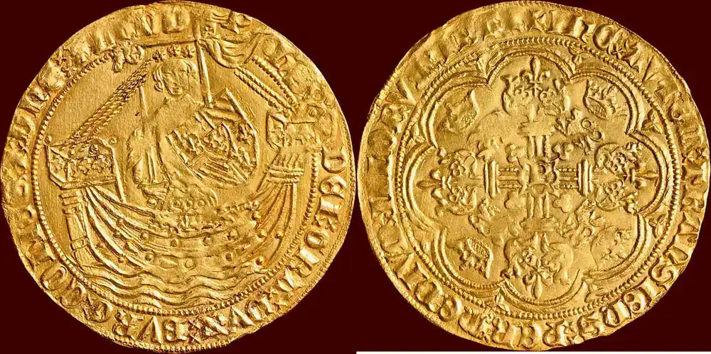 Online bestellbar | Gouden nobel ( em.22 juni 1425) ZUIDELIJKE NEDERLANDEN (SOUTHERN NETHERLANDS) – GRAAFSCHAP VLAANDEREN – PHILIPS DE GOEDE, 1419-1467 – z.j., Gent vz+ / vz