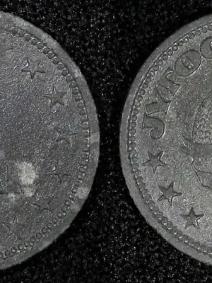 1 Dinar Yugoslavia Zinc 1945 WWII Issue 1 Year Type aUNC/UNC KM 26 (24 359) - Neue Ware