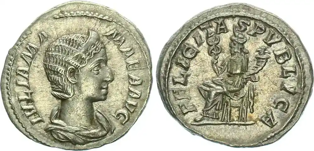 Römische-Kaiserzeit AR-Denar 230 n. Chr. Rom Severus Alexander 222 – 235 n. Chr. – für Julia Mamaea vorzüglich - Bestseller
