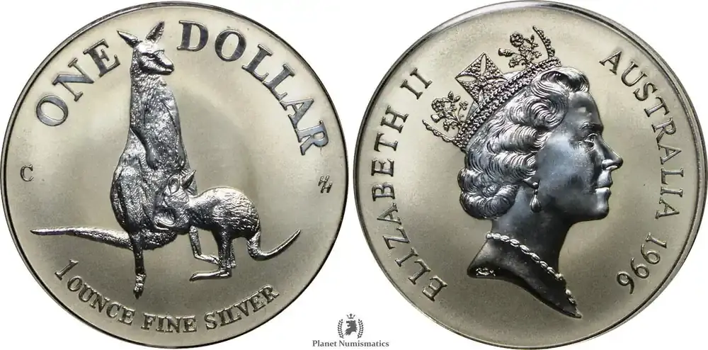 Australia SILVER-1-DOLLAR-TROY-OUNCE 1996 KM-297-1 BU | Geprüfte Qualität