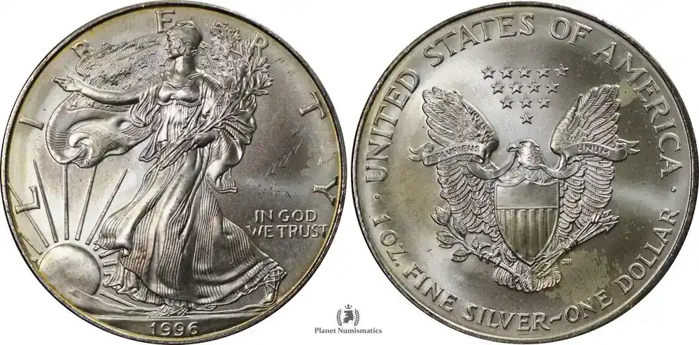 USA EAGLE-SILVER-DOLLAR Eagle-1996 Uncirculated | Einfach bestellen