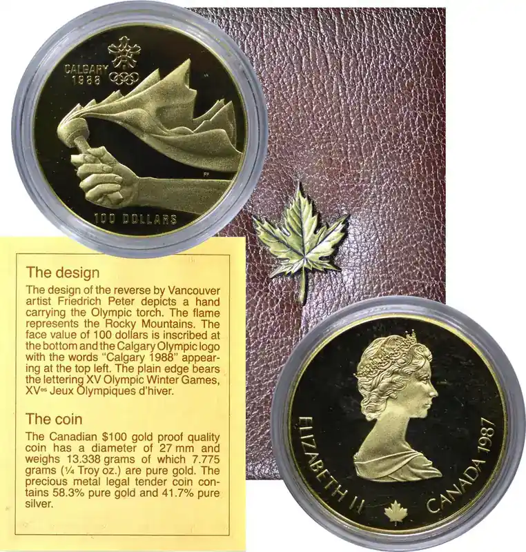 Canada GOLD-100-DOLLARS 1988 4625-1 PROOF-FDC | Markenqualität