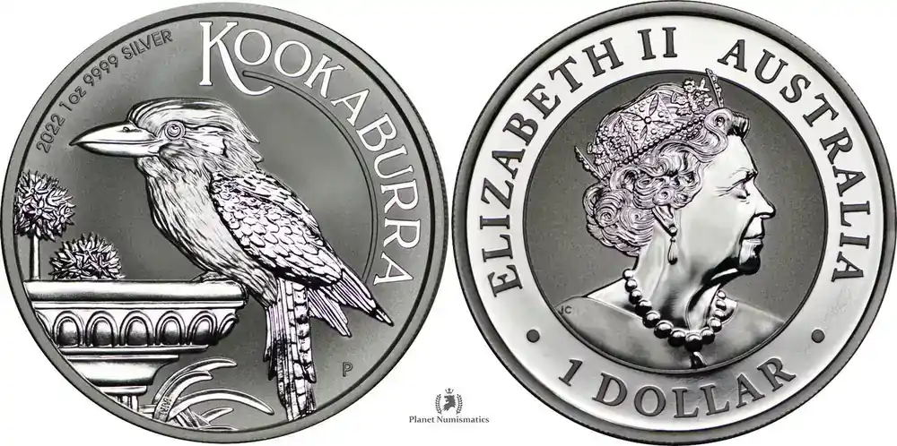 Australia SILVER-1oz-KOOKABURRA kookaburra-2022 BU | Versand noch heute