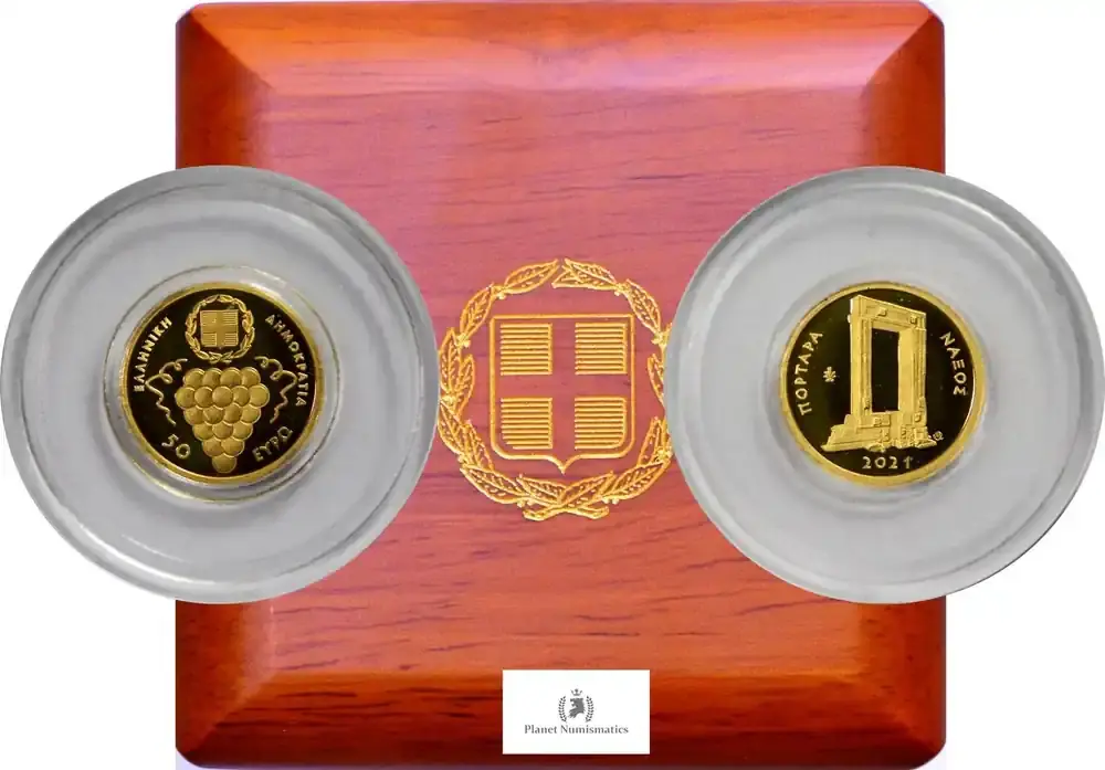 Neu hinzugefügt | Greece GOLD-50-EURO 2021 91024 PP FDC