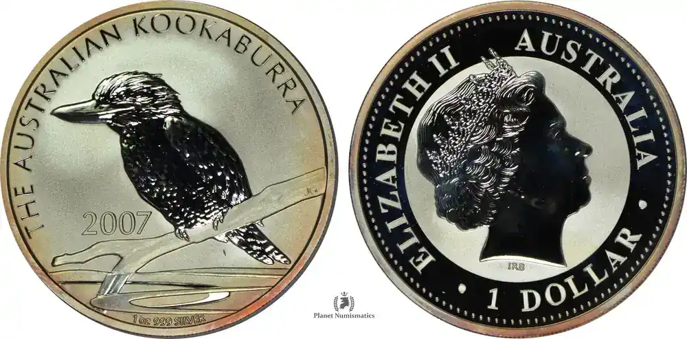 Australia SILVER-1oz-KOOKABURRA 2007 18720 BU | Preishit