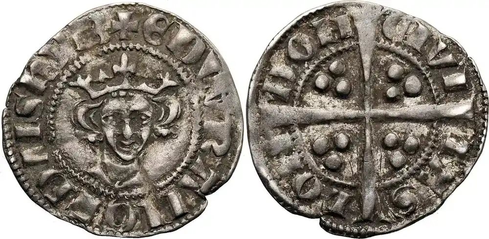 Neu verfügbar | England. Edward I Penny (1272-1307) fast vz
