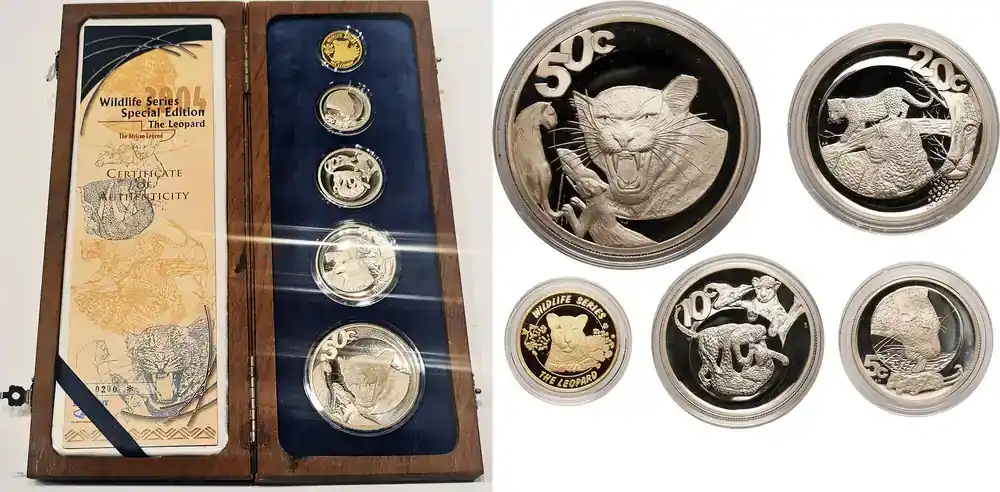 Herstellerpreis - South Africa Set 2004 Special Edition , The Leopard PP