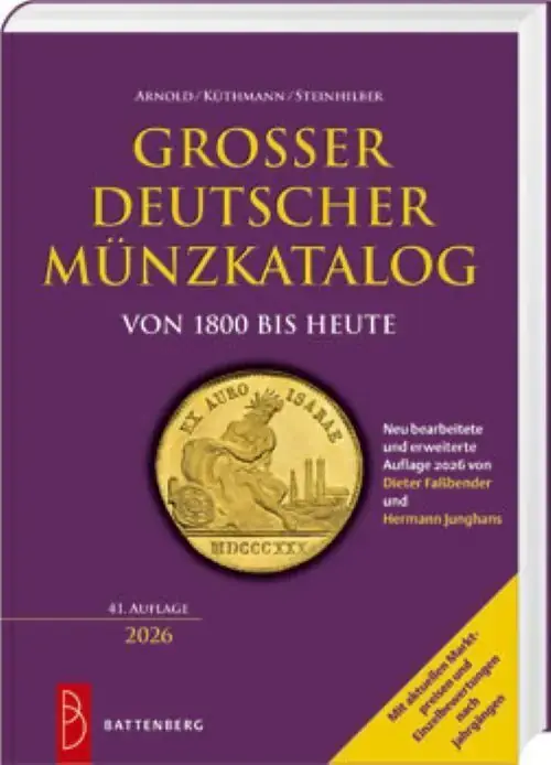 Großer Dt Münzkatalog von 1800 bis heuteBattenberg Verlag 41. Aufl. 2025/26 Neu | Sofort bestellbar
