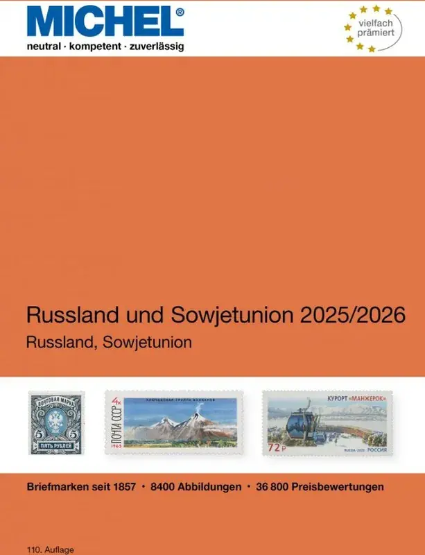 Hochwertig - Michel Katalog Russland 2025/2026 (E 16) 6087-2 Neu