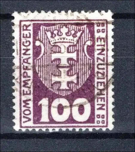 Danzig Portomarke MiNr. 15 gestempelt Fotoattest Gruber MiNr. 15 Portomarke Fotoattest Gruber | Sofort kaufen