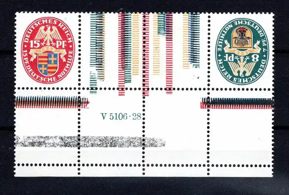 Deutsches Reich Zusammendr MiNr. KZ 10 HAN postfrisch Fotoattest Schlegel MiNr. KZ 10 HAN Zusammendr Fotoattest Schlegel - Neues Produkt