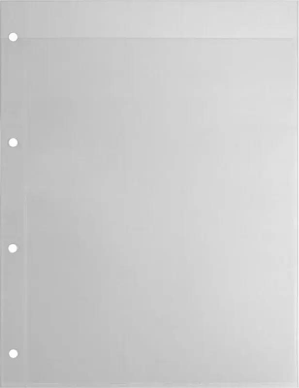 Nur wenige verfügbar - Kobra Einsteckblätter Klar E11 mit 1 Streifen (10er Pack) Neu