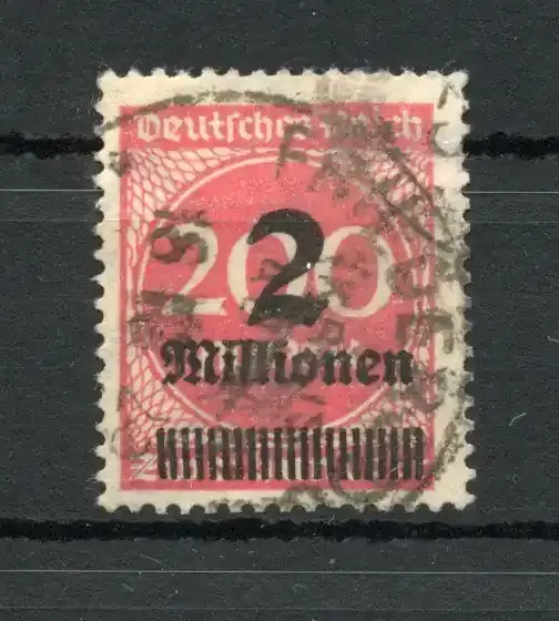 Markenqualität | Deutsches Reich Infla MiNr. 309 Y gestempelt geprüft Weinbuch MiNr. 309 Y Infla geprüft Weinbuch