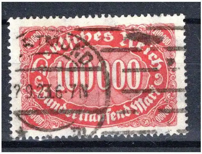 Nur noch kurze Zeit | Deutsches Reich Deutsches Reich Infla MiNr. 257 II gestempelt Fotoattest Winker MiNr. 257 II Infla Fotoattest Winker
