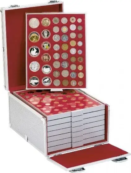 Neu - Lindner Boxen-Koffer Aluminium (ohne Inhalt) 2358 Neu