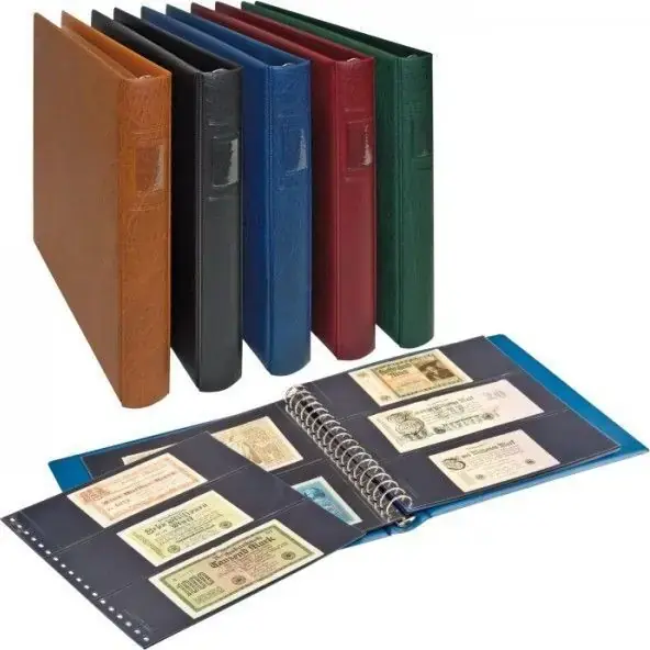 Nur noch heute - Lindner Banknotenalbum Regular hellbraun 2815-H Neu